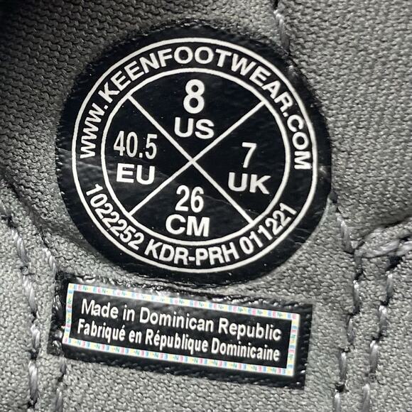 Keen Newport H2 Active Sandals Mens Size 8 Gray Waterproof Fisherman Water - Picture 8 of 9